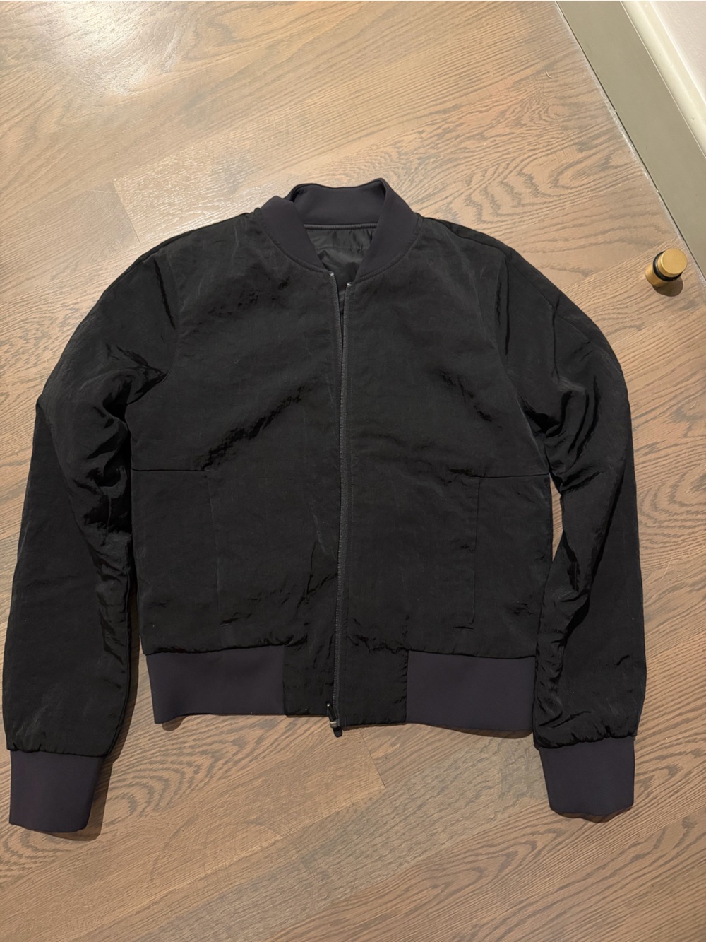 Lululemon Quilted Bomber Jacket Black